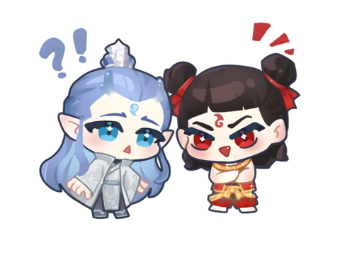  哪吒 壁纸 电影海报 二次元 动漫 卡通 