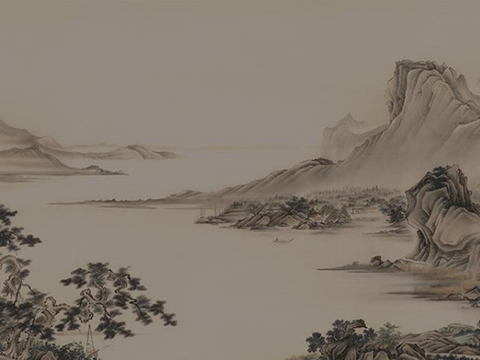  水墨装饰画 