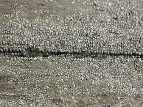  砖块路面  石材拼花 鹅卵石拼花地面 