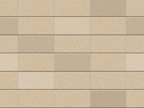  米黄色外墙砖贴图 