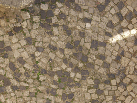  砖块路面  石材拼花 古典墙砖地砖 