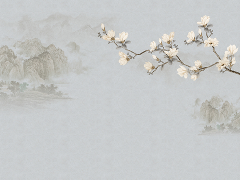 水墨装饰画 