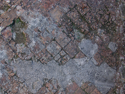  砖块路面  石材拼花 古典墙砖地砖 