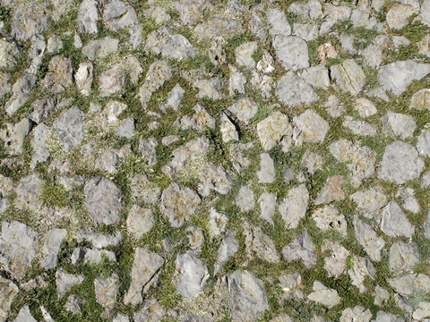  砖块路面  石材拼花 古典墙砖地砖 