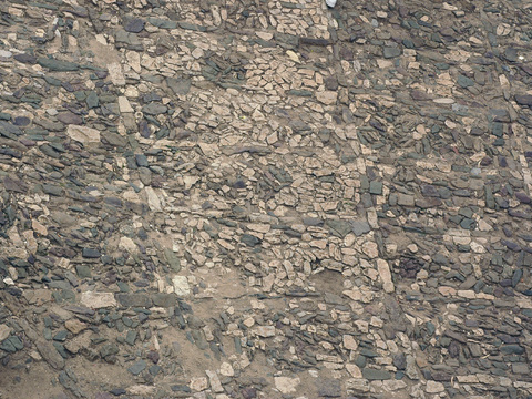  砖块路面  石材拼花 古典墙砖地砖 