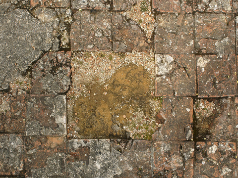  砖块路面  石材拼花 古典墙砖地砖 