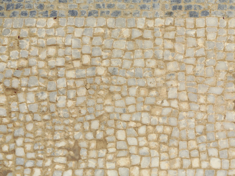  砖块路面  石材拼花 古典墙砖地砖 