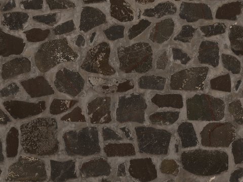  灰色石材墻 
