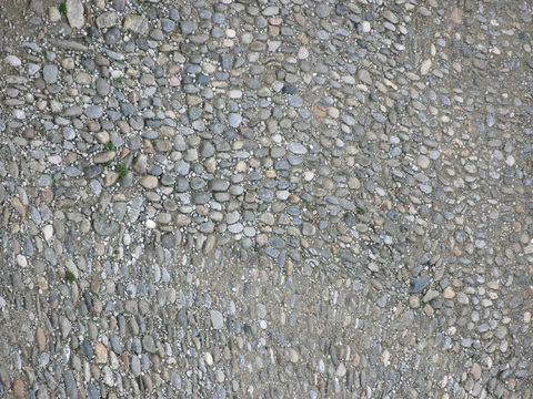  石材拼花 鹅卵石拼花地面 