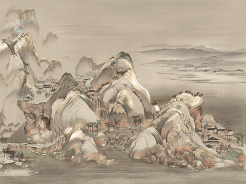  水墨装饰画 