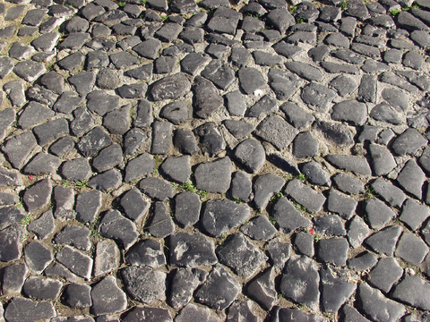  石材拼花 鹅卵石拼花地面 