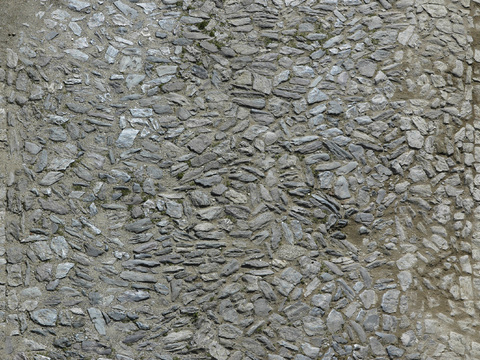  砖块路面  石材拼花 鹅卵石拼花地面 