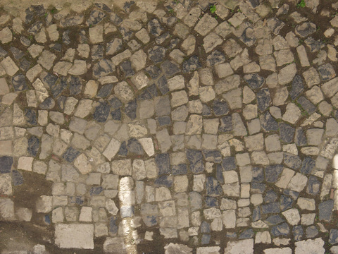  砖块路面  石材拼花 古典墙砖地砖 