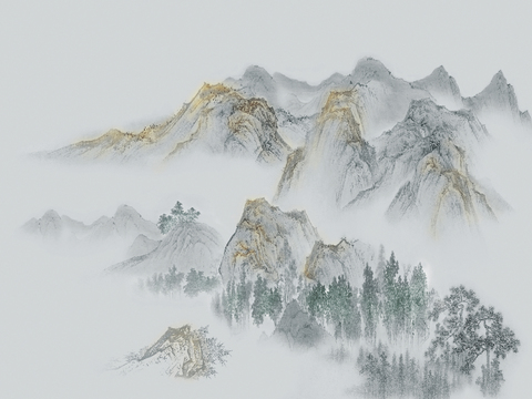  水墨装饰画 