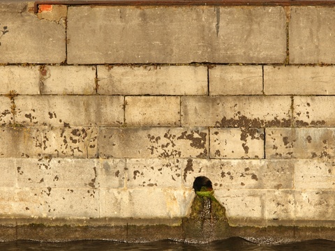  文化石  砖墙 脏旧污垢外墙 