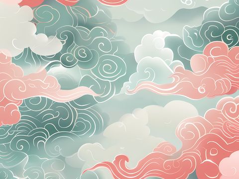  新中式国风壁纸壁画 