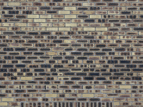  现代砖块  小砖块 砖墙  做旧外墙 