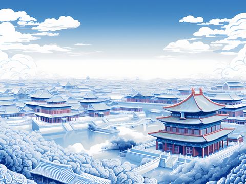  新中式國(guó)風(fēng)壁紙壁畫 