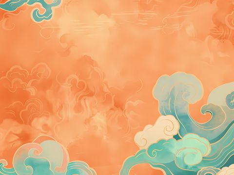  新中式国风壁纸壁画 