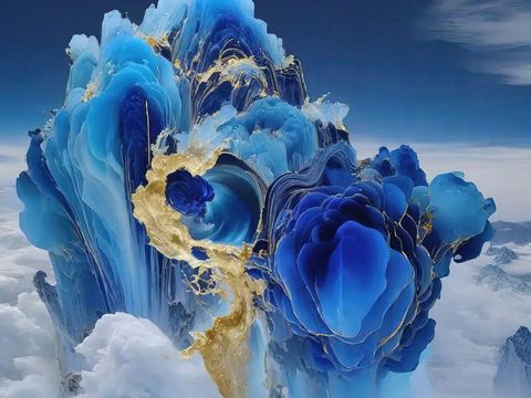  新中式国风壁纸壁画 