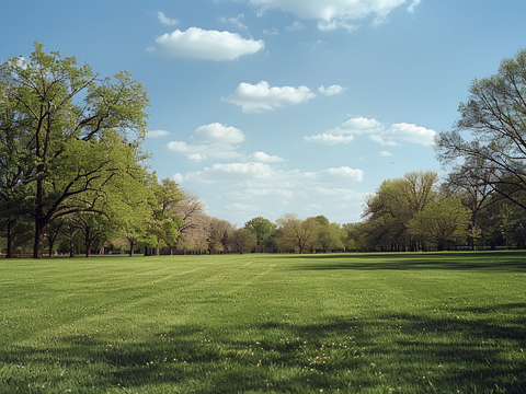  公園 戶外草坪 