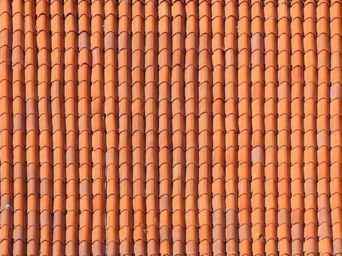  红色瓦片 