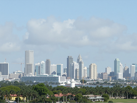  白天城市外景 