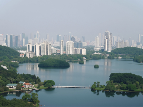  白天城市外景 