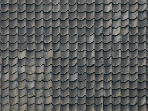  灰色瓦片 