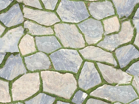  高清碎拼冰裂地面文化墙文化石 