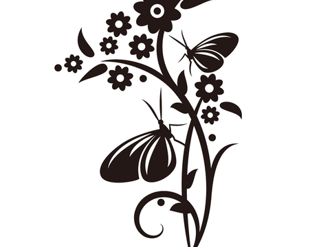  现代凹凸 黑白凹凸 装饰花纹 