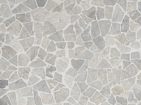  高清碎拼冰裂地面文化墙文化石 