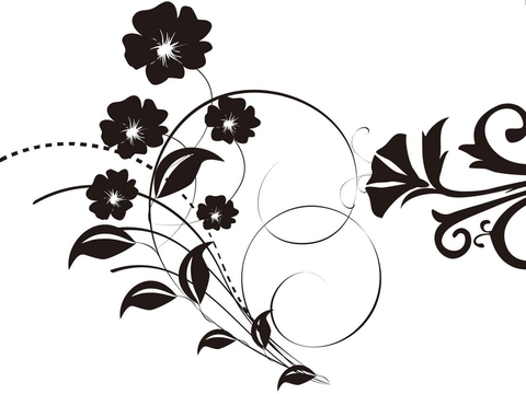  现代凹凸 黑白凹凸 装饰花纹 