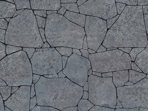  高清碎拼冰裂地面文化墙文化石 