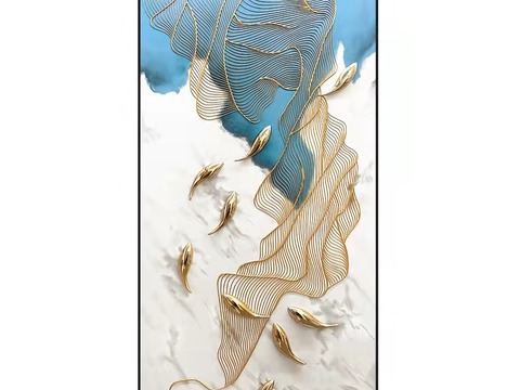  现代简约 装饰画 油画 壁画 抽象画 人物动物 卡通 