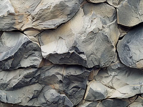  3D浮雕立体砖墙背景 