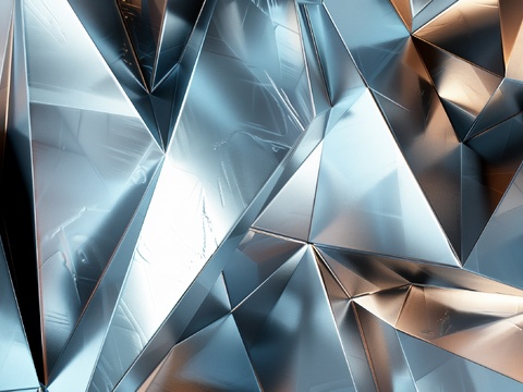  3D浮雕立体砖墙背景 