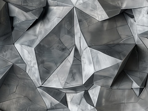  3D浮雕立体砖墙背景 