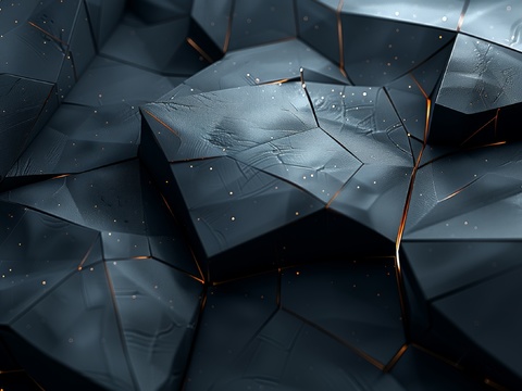  3D浮雕立体砖墙背景 