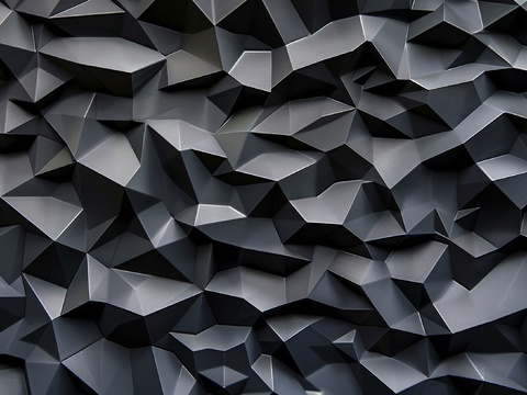  3D浮雕立体砖墙背景 