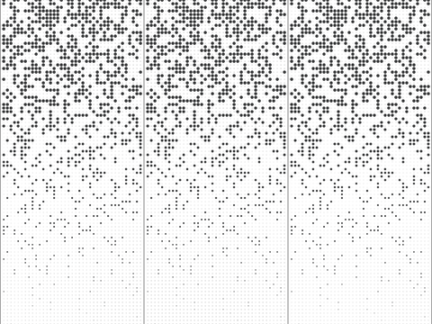  渐变冲孔铝板贴图 