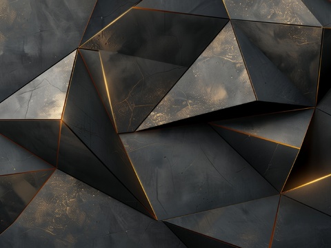  3D浮雕立体砖墙背景 