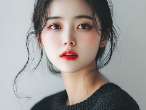  美女人物肖像挂画装饰画 