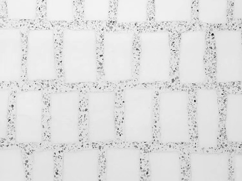  大理石地拼花铺装 