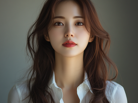  美女人物肖像挂画装饰画 