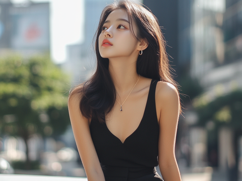  美女人物肖像挂画装饰画 