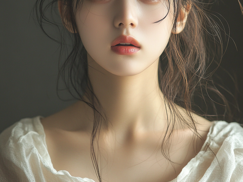  美女人物肖像挂画装饰画 