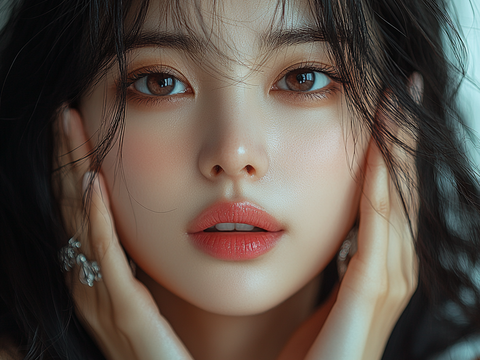  美女人物肖像挂画装饰画 