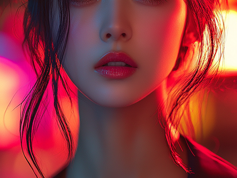  美女人物肖像挂画装饰画 