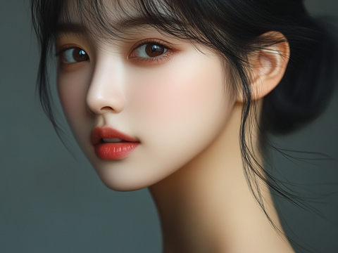  美女人物肖像挂画装饰画 